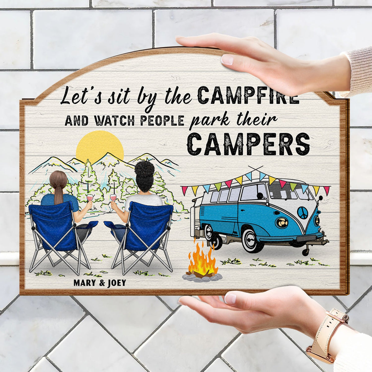 Home Is Where We Park It - Gift For Camping Lovers - Personalized Cust ...