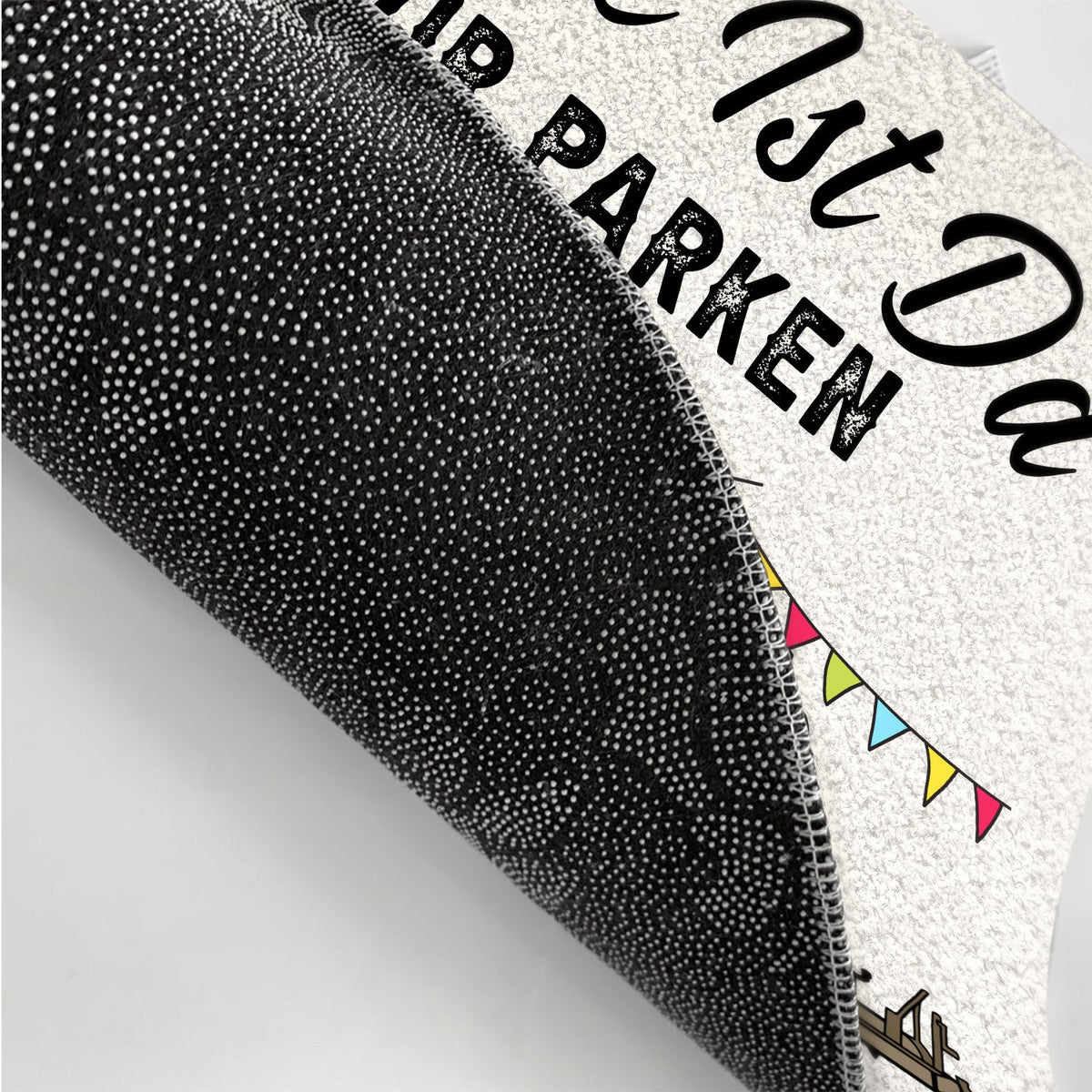 Zuhause Ist Da Wo Wir Parken Karikatur - Personalisierte Fußmatte