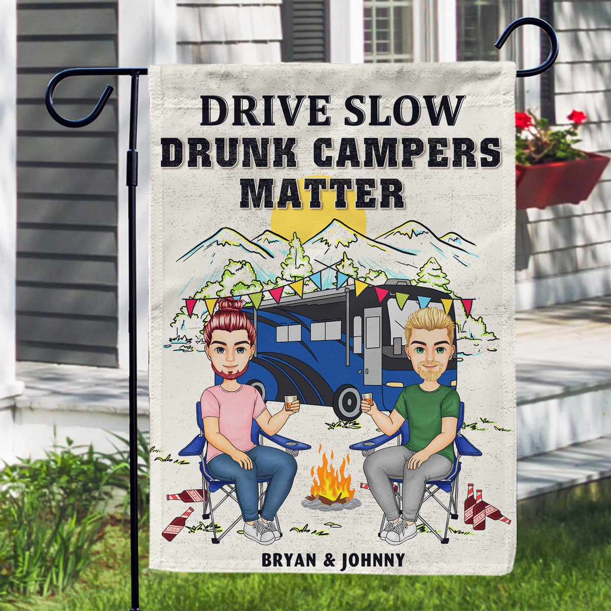 Drive Slow Drunk Campers Matter - Gift For Camping Lovers - Personaliz ...