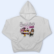 Camping Queen - Cadeau pour les amateurs de camping - T-shirt personnalisé