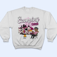 Camping Queen - Cadeau pour les amateurs de camping - T-shirt personnalisé