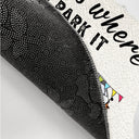 Home Is Where You Park It One Person - Gift For Women Men Loves Camping - Personalized Doormat