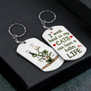I Work Hard So My Cat Can Have A Better Life - Gift For Cat Lovers - Personalized Aluminum Keychain