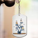 I Work Hard So My Cat Can Have A Better Life - Gift For Cat Lovers - Personalized Aluminum Keychain