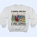 A Girl And Her Dogs Beautiful Thing - Gift For Camping Lovers - Personalized T Shirt