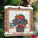 Most Wonderful Time Of The Year - Gift For Dog Cat Pet Lovers - Personalized Custom Shaped Wooden Ornament