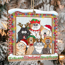 Most Wonderful Time Of The Year - Gift For Dog Cat Pet Lovers - Personalized Custom Shaped Wooden Ornament