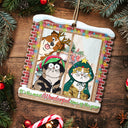 Most Wonderful Time Of The Year - Gift For Dog Cat Pet Lovers - Personalized Custom Shaped Wooden Ornament