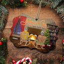 You And Me We Got This - Gift For Couples - Personalized Medallion Wooden Ornament