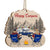 Happy Campers - Christmas Gift For Camping Lovers - Personalized Custom Shaped Wooden Ornament