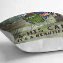 A Girl And Her Dogs Beautiful Thing - Gift For Camping Lovers - Personalized Pillow