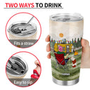 A Girl And Her Dogs Beautiful Thing - Gift For Camping Lovers - Personalized Tumbler