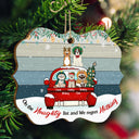 We Regret Nothing - Gift For Dog Cat Lovers - Personalized Custom Shaped Wooden Ornament