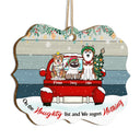 We Regret Nothing - Gift For Dog Cat Lovers - Personalized Custom Shaped Wooden Ornament