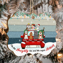 We Regret Nothing - Gift For Dog Cat Lovers - Personalized Custom Shaped Wooden Ornament