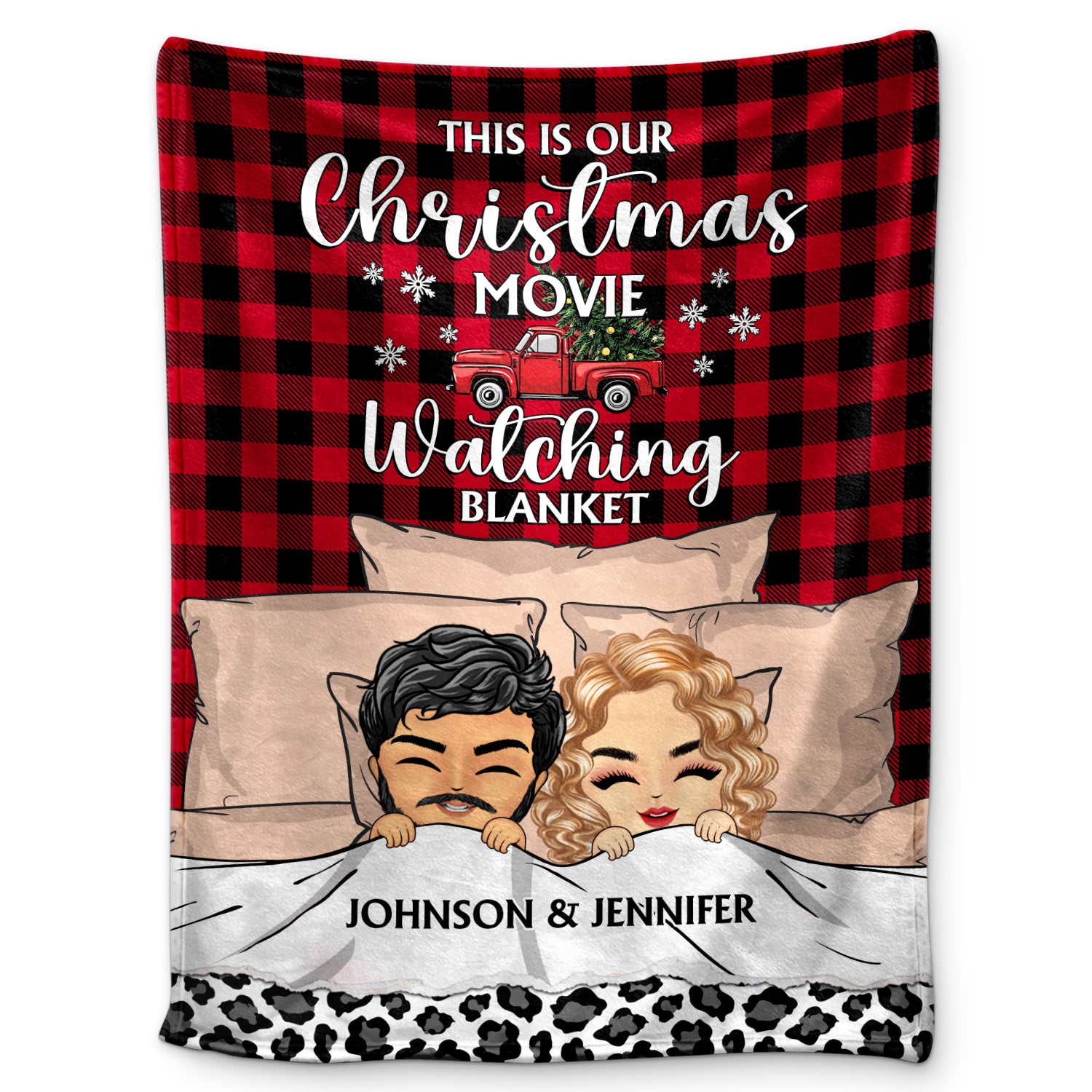 This Is Our Watching Blanket - Gift For Couples - Personalized Fleece Blanket
