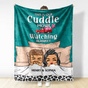 This Is Our Watching Blanket - Gift For Couples - Personalized Fleece Blanket