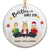 Besties Since - Christmas Gift For Besties - Personalized Circle Ceramic Ornament