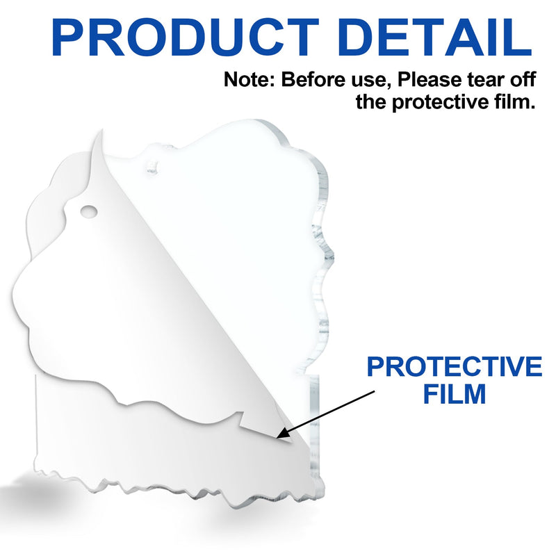 Voici une autre année - Cadeau de Noël pour les meilleurs amis - Ornement acrylique personnalisé en forme personnalisée