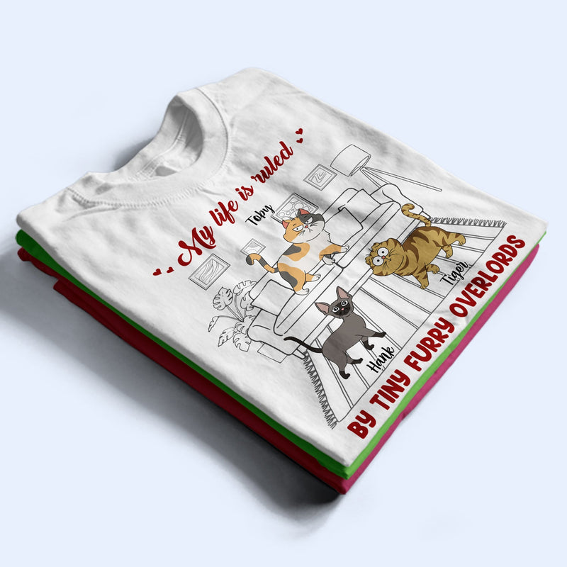 My Life Is Ruled By - Gift For Cat Lovers - Personalized Sweatshirt