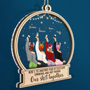 Here's To Another Year Of Excessive Drinking - Christmas Gift For Besties - Personalized 2-Layered Mix Ornament