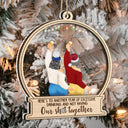 Here's To Another Year Of Excessive Drinking - Christmas Gift For Besties - Personalized 2-Layered Mix Ornament