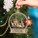 Here's To Another Year Of Excessive Drinking - Christmas Gift For Besties - Personalized 2-Layered Mix Ornament