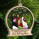 Here's To Another Year Of Excessive Drinking - Christmas Gift For Besties - Personalized 2-Layered Mix Ornament