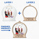 Here's To Another Year Of Excessive Drinking - Christmas Gift For Besties - Personalized 2-Layered Mix Ornament