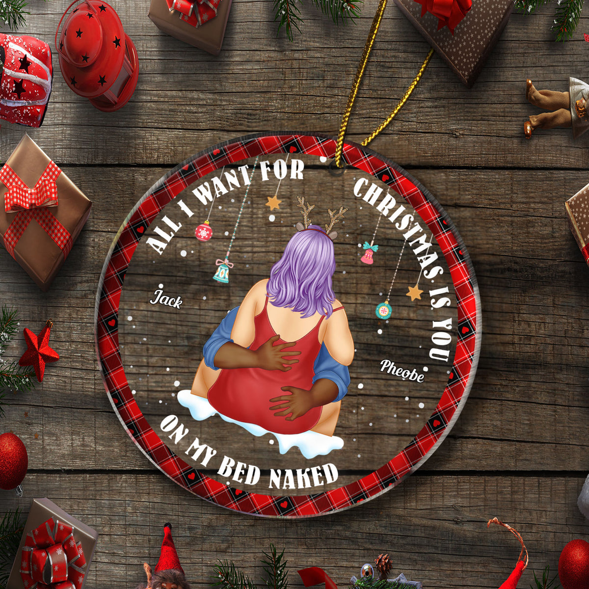All I Want For Christmas Is You, Acrylic Ornament, Best Gift For