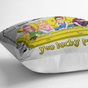 Congrats On Being My Besties - Gift For Best Friends - Personalized Pillow