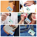 Une fois à mes côtés - Cadeau commémoratif pour les amoureux des animaux - Porte-clés personnalisé en acrylique