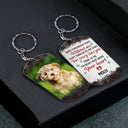 Custom Photo When Tomorrow Starts Without Me - Dog Memorial Gifts For Loss Of Dog - Personalized Aluminum Keychain