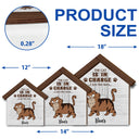 Les chats sont aux commandes - Cadeau pour les amoureux des chats - Panneau en bois personnalisé