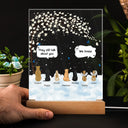 They Still Talk About You - Memorial Gift For Pet Lovers - Personalized 3D Led Light Wooden Base