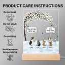 They Still Talk About You - Memorial Gift For Pet Lovers - Personalized 3D Led Light Wooden Base