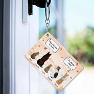 They Still Talk About You - Memorial Gift For Pet Lovers - Personalized Acrylic Keychain