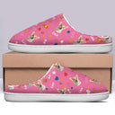 Custom Photo Dog Face - Gift For Dog Lovers - Personalized Fluffy Slippers