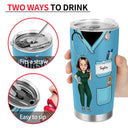 Nurse Nutrition Facts New Version - Gift For Nurses - Personalized Tumbler