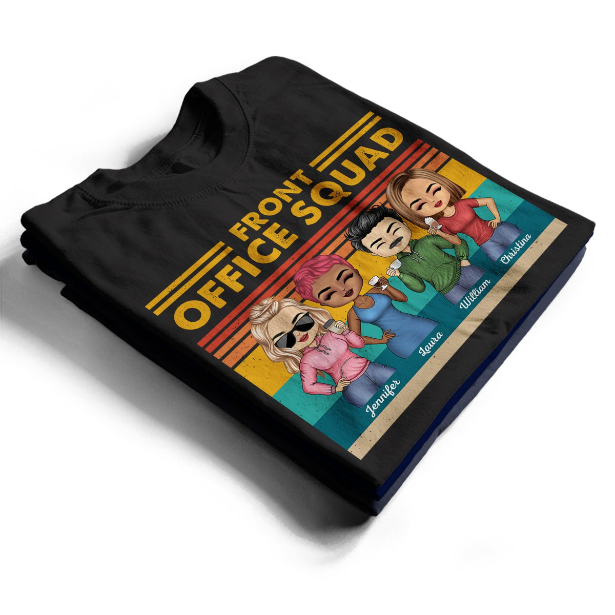 Front Office Squad - Gift For Colleagues, Coworker Gift - Personalized T Shirt