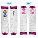 Growing A Tiny Human - Pregnancy Gift, New Mom Gifts, Mom Socks, Expecting Mom, Baby Shower Gift - Personalized Socks