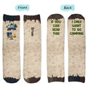 I'd Rather Be Camping - Gift For Camping Lovers - Personalized Socks