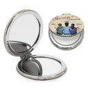 Always Besties - Gift For Best Friends, Besties - Personalized Circle Compact Mirror