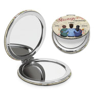 Toujours les meilleurs amis - Cadeau pour les meilleurs amis - Miroir compact circulaire personnalisé