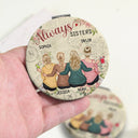 Always Besties - Gift For Best Friends, Besties - Personalized Circle Compact Mirror
