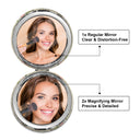 Always Besties - Gift For Best Friends, Besties - Personalized Circle Compact Mirror