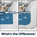 This Is My Cat Cuddling Cozy - Gift For Cat Lovers - Personalized Fleece Blanket, Sherpa Blanket