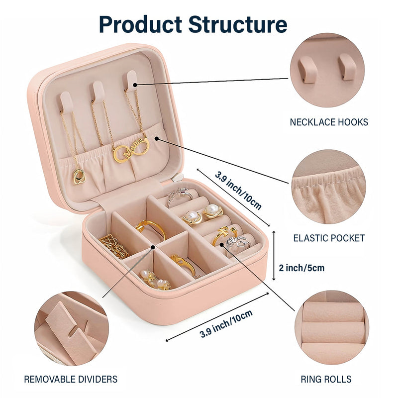 Birth Flower With Name - Gift For Her, Gift For Women - Personalized Jewelry Box