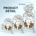 Mon endroit préféré au monde - Cadeau d'anniversaire pour couples - Plaque acrylique personnalisée en forme de cœur