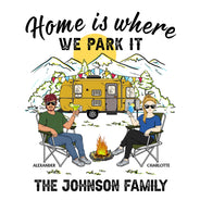 Créer des souvenirs, un camping à la fois - Cadeau pour les familles de camping - Décoration de camping personnalisée, autocollant décoratif